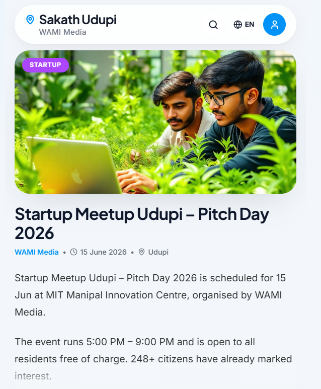 End-to-end Startup MVP for News Platform